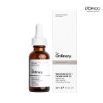 سرم آنتی اکسیدان رسوراترول و اسید فرولیک اوردینری مدل The Ordinary Resveratrol 3% + Ferulic Acid 3% حجم 30 میل