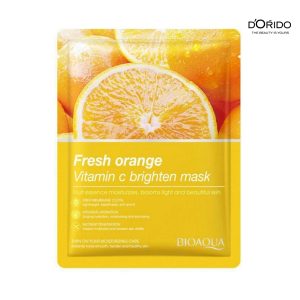 ماسک ورقه ای پرتقال بایوآکوا مدل BIOAQUA Fresh Orange Vitamin C Brighten Mask