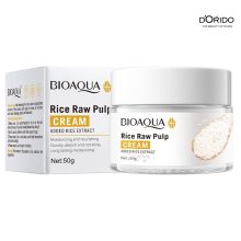 کرم مرطوب کننده با عصاره برنج بیوآکوا مدل BIOAQUA Rice Raw Pulp وزن 50 گرم