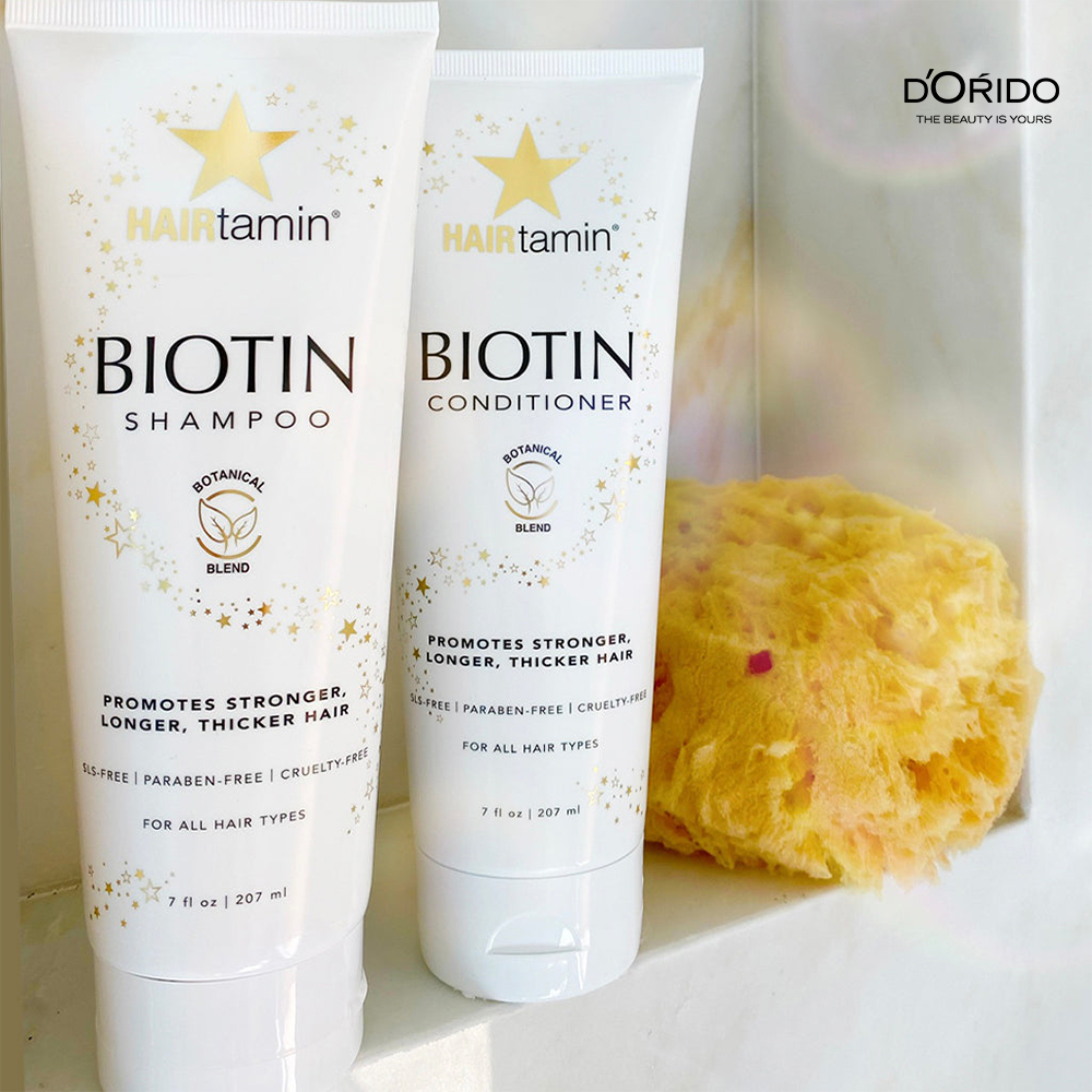 بوتین شامپو هیرتامین مدل HAIRtamin Biotin Shampoo Botanical Blend