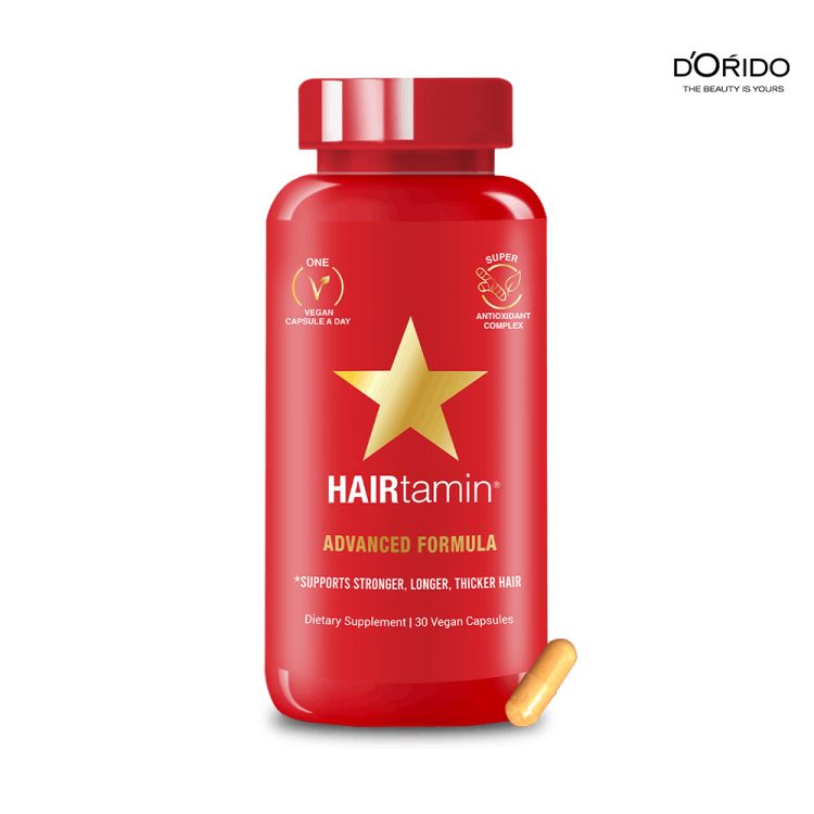 کپسول قرص مو هیرتامین مدل HAIRtamin Advancd Formula Hair Vitamin Capsules