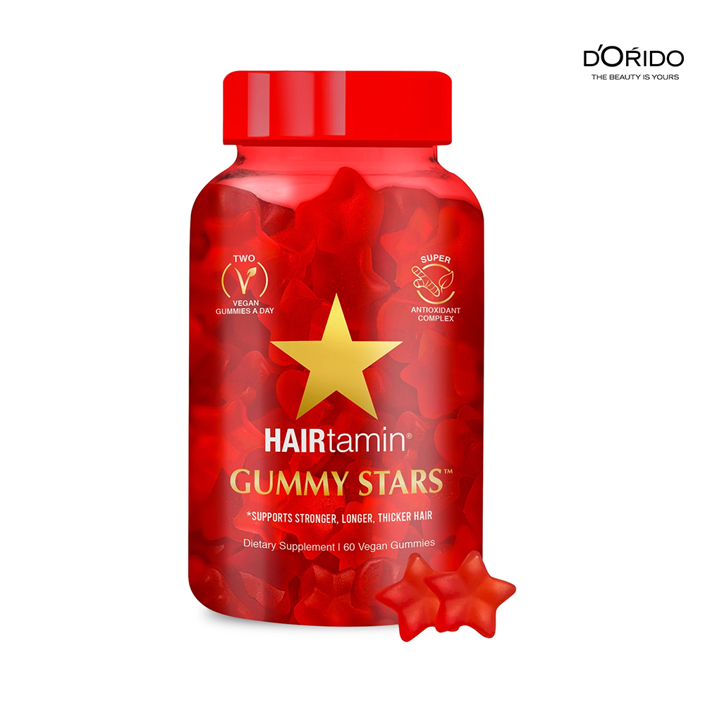 پاستیل مکمل مو هیرتامین گامی استار مدل HAIRtamin Gummy Stars