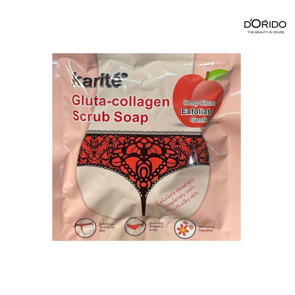 اسکراب و صابون بیکینی کاریته مدل KARITE Gluta-Collagen Scrub Soap